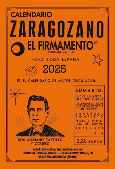 Calendario Zaragozano 2025